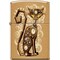 Zippo 2024 Zippo Custom Brushed Brass Steampunk Cat ZIP-204BCI018404 - alternate 1